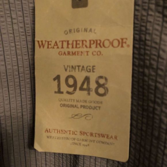 Original Weatherproof Vintage Shorts, pinstripe in dusk grey - NWT, Size…‎ - Picture 5 of 8